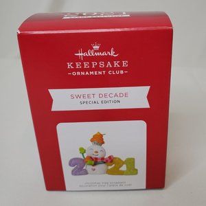 2021 Sweet Decade Special Edition Hallmark Keepsake Ornament Club KOC Exclusive